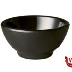 0 PURE-COPPETTA TONDA MELAMINA NERA INFRANGIBILE CM.9 H.4,5 -50ﾰ -  70ﾰC  83452 APS  ASSHEUER POTT GMBH E CO KG