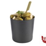 ciotolina LEVANTE-CIOTOLA CM 8,5XH.8,5 ACCIAIO INOX, GRIGIO NERO 0,4 LITRI APS  ASSHEUER POTT GMBH E CO KG