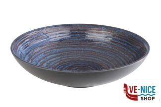 0 LOOPS-INSALATIERA MELAMINA BLU DECORATA CM.31XH.8 85030 APS ASSHEUER POTT GMBH E CO KG