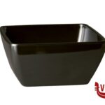 0 PURE-INSALATIERA QUADRA MELAMINA NERA INFRANGIBILE CM.19X19 H.9 -50ﾰ -  70ﾰC  83468 APS  ASSHEUER POTT GMBH E CO KG