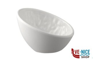 ciotolina TAO-CIOTOLA TONDA CM 10,5 X 10 CM, H. 6,5 - 3 CM MELAMINA, BIANCO, EFFETTO PIETRA LAVABILE IN LAVASTOVIGLIE APS ASSHEUER POTT GMBH E CO KG