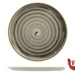 porcellana CIRCUS SPIRALE NERO-PIATTO PIZZA CM.33  04018-Z19 SATURNIA