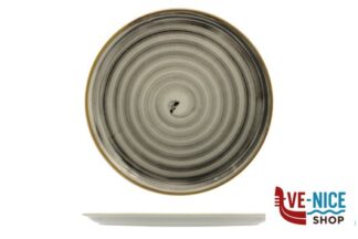 porcellana CIRCUS SPIRALE NERO-PIATTO PIZZA CM.33 04018-Z19 SATURNIA