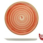 porcellana CIRCUS SPIRALE ROSSO-PIATTO PIZZA CM.33  04018-Z20 SATURNIA