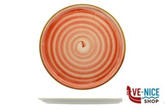porcellana CIRCUS SPIRALE ROSSO-PIATTO PIZZA CM.33 04018-Z20 SATURNIA