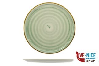 porcellana CIRCUS SPIRALE VERDE-PIATTO PIZZA CM.33 04018-Z17 SATURNIA