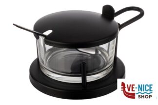 0 CLASSIC-FORMAGGERA ACCIAIO NERO E VETRO TRASPARENTE D11H7 LT 0,18 APS ASSHEUER POTT GMBH E CO KG