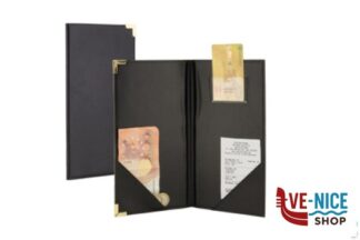 porta menu CLASSIC-PORTACONTO NERO CM 23X13 MC-CRBP-BL SECURIT