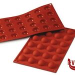 preparazione cibi CLASSIC SILIC-STAMPO 24 SEMISFERE CM 3 H 1,5   SF006 SILIKOMART