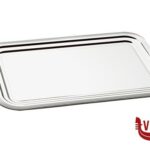 0 CLASSIC-VASSOIO ACCIAIO CROMATO GN 1.1 CM 53X32,5 H 1,5 CON BORDO ARROTONDATO 00395 APS  ASSHEUER POTT GMBH E CO KG