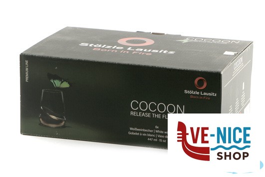 vetro cristallino COCOON - BICCHIERE VINI BIANCHI CL. 44,7 STOLZLE LAUSITZ GMBH - immagine 3