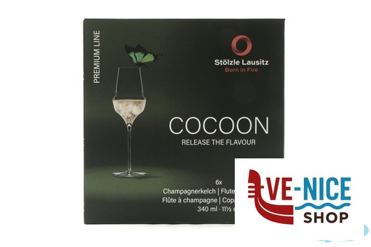 vetro cristallino COCOON - CALICE ULTRALIGHT FLUTE CHAMPAGNE CL.34 STOLZLE LAUSITZ GMBH - immagine 4
