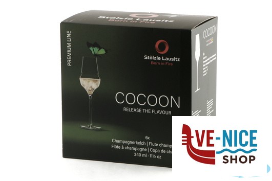 vetro cristallino COCOON - CALICE ULTRALIGHT FLUTE CHAMPAGNE CL.34 STOLZLE LAUSITZ GMBH - immagine 3