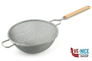 inox COLINO RETE VERNICIATO MANICO LEGNO CM 20 METALTEX-ITALIA SPA