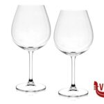 vetro COLIBRI- CONFEZIONE 2 CALICI VINO CL 65  4S032-65 CRISTALEX