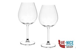 vetro COLIBRI- CONFEZIONE 2 CALICI VINO CL 65 4S032-65 CRISTALEX