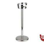 0 COLONNA PORTASECCHIELLO INOX 18/8 CM 17,5 BASE CM 26,5 H.73 CM DESIGNED BY CULTURE FORM 36069 APS  ASSHEUER POTT GMBH E CO KG