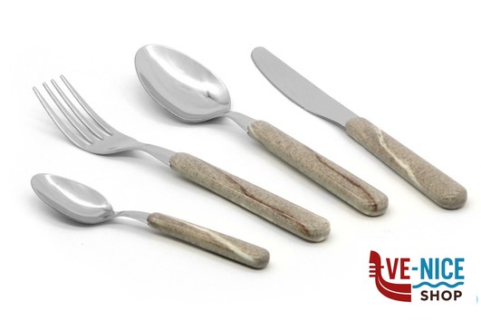 servizi COLORANDO NEO-SET 24 POSATE BEIGE DEC1214S LINEE DESIGN E PRODUCTION SRL