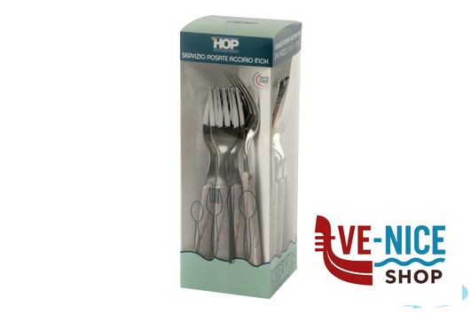 servizi COLORANDO NEO-SET 24 POSATE BEIGE DEC1214S LINEE DESIGN E PRODUCTION SRL - immagine 3