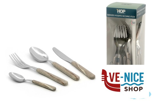 servizi COLORANDO NEO-SET 24 POSATE BEIGE DEC1214S LINEE DESIGN E PRODUCTION SRL - immagine 2