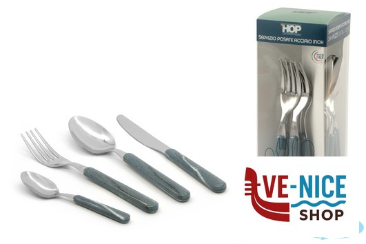 servizi COLORANDO NEO-SET 24 POSATE BLU DEC5415S LINEE DESIGN E PRODUCTION SRL - immagine 2