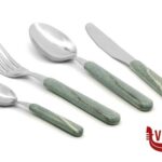 servizi COLORANDO NEO-SET 24 POSATE VERDE   DEC5612S LINEE DESIGN E PRODUCTION SRL