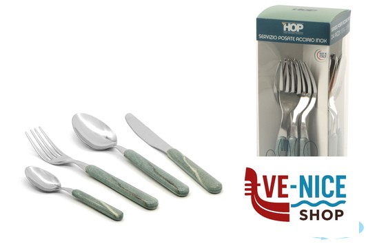 servizi COLORANDO NEO-SET 24 POSATE VERDE DEC5612S LINEE DESIGN E PRODUCTION SRL - immagine 2