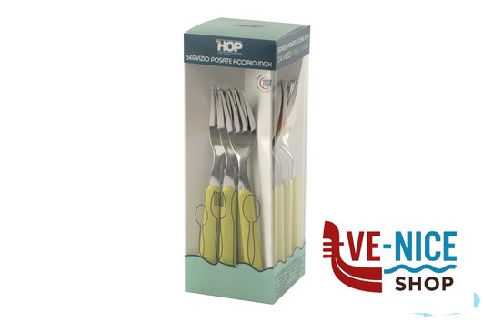 servizi COLORANDO-SET 24 POSATE VERDE PISTACCHIO COL5150PG LINEE DESIGN E PRODUCTION SRL - immagine 3
