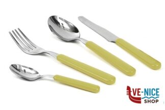 servizi COLORANDO-SET 24 POSATE VERDE PISTACCHIO COL5150PG LINEE DESIGN E PRODUCTION SRL