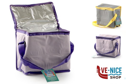 tempo libero COLORFUL-BORSA TERMICA LT.8 COLORI ASSORTITI HW1808L IMPORT ESTIVO