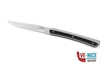 posate CHULETEROS COLTELLO BISTECCA K2 MANICO INOX-NERO CM 22,5 3137 COMAS