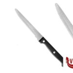 altri materiali COLTELLO BISTECCA SENZA PUNTA BASICO SEGHETTATO ULISSE