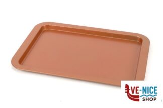 antiederente COME UNA VOLTA-TEGLIA RETTANGOLARE CM.38,3X27,3 EFFETTO RAME CB01087 IMPORT COTTURA