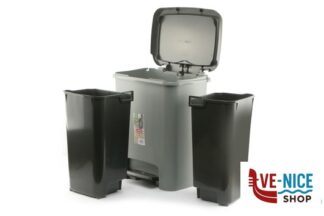 pattumiere COMPATTA RECYCLING-PATTUMIERA A PEDALE CM 38X28X43H ABM ITALIA