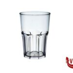 vetro CONFEZIONE 5 BICCHIERI GRANITY 400CC IN SAN GOLD PLAST