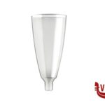 calici e flute spumante CONFEZIONE 20 CALICI FLUT GOLD PLAST