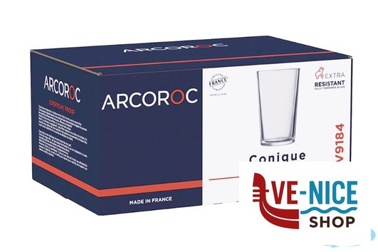 vetro CONIQUE - BICCHIERE HIGH BALL CL 46 VETRO TEMPERATO ARC INTERNATIONAL FRANCE - immagine 2