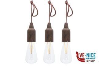 lampade COPENHAGEN-SET 3 LAMPADE IN PLASTICA PER OMBRELLONE RICARICABILE CM7X7H.22 LUCE BIANCA CALDA SECURIT