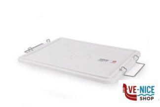 contenitori COPERCHIO CON MANICI PER CASSETTA SOVRAPPONIBILE CM 40X30 BIANCO GIGANPLAST