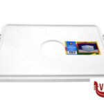 0 COPERCHIO CON MANICI PER CASSETTA SOVRAPPONIBILE CM 45X35 BIANCO GIGANPLAST