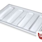 porta posate COPERCHIO PER PORTAPOSATE HORECA CM 32,5X53XH.2 TRASPARENTE CODICE 23996 MOBIL PLASTIC