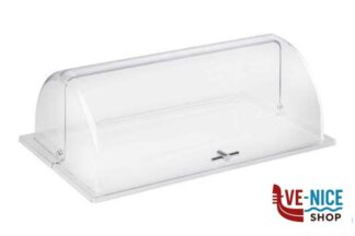 gastronorm COPERCHIO ROLLTOP POLICARBONATO GN 1/1 CM 53X32,5XH.19 CON MANICO CROMATO APS ASSHEUER POTT GMBH E CO KG