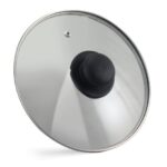 inox COPERCHIO VETRO CM 32 FILO INOX RIVADOSSI