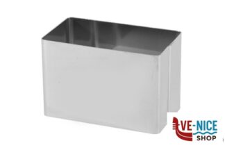 utensili vari per dolci COPPAPASTA RETTANGOLARE INOX CM 9X5X6H 8098 CALDER