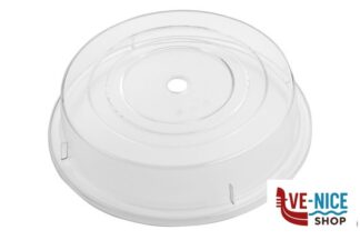 accessori COPRIPIATTO TRASPARENTE CON FORO CENTRALE CM.24  PC24TF INOX MACEL