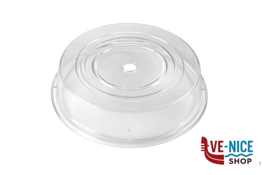 accessori COPRIPIATTO TRASPARENTE CON FORO CENTRALE CM.27 PC27TF INOX MACEL