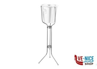 glacette/secchiello ghiaccio CUBOS COLONNA PORTASECCHIELLO 1 BOTTIGLIA INOX H 72 CM 2786 COMAS