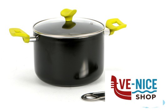 antiederente CUOCI PASTA 3 PEZZI INADERENTE CM.20 IMPORT COTTURA - immagine 4