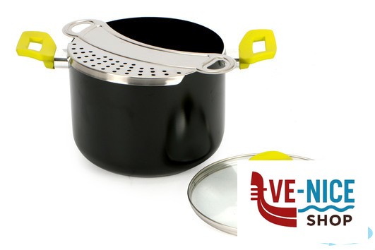 antiederente CUOCI PASTA 3 PEZZI INADERENTE CM.20 IMPORT COTTURA - immagine 2