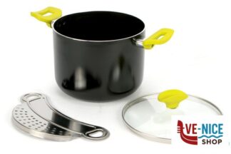 antiederente CUOCI PASTA 3 PEZZI INADERENTE CM.20 IMPORT COTTURA